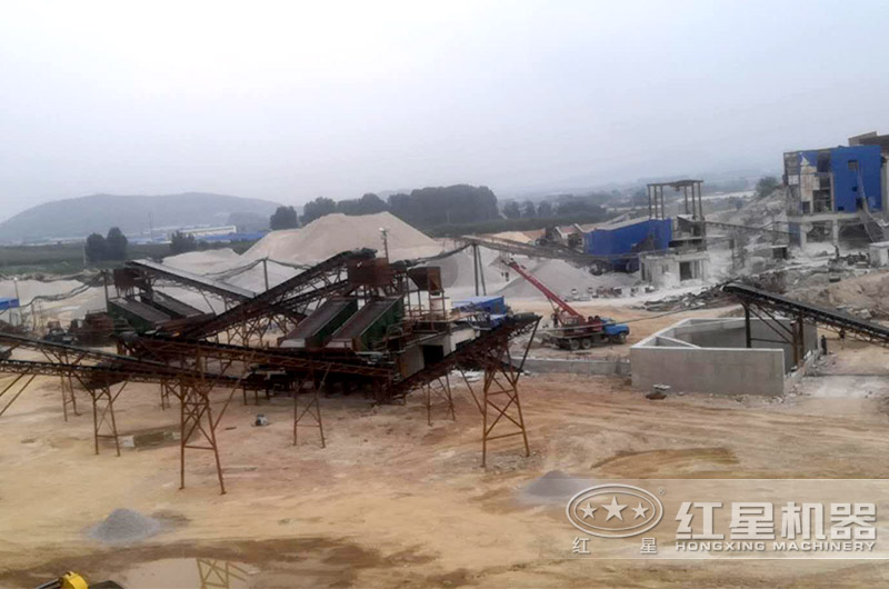 大型砂石廠加工現場 大型砂石廠加工現場