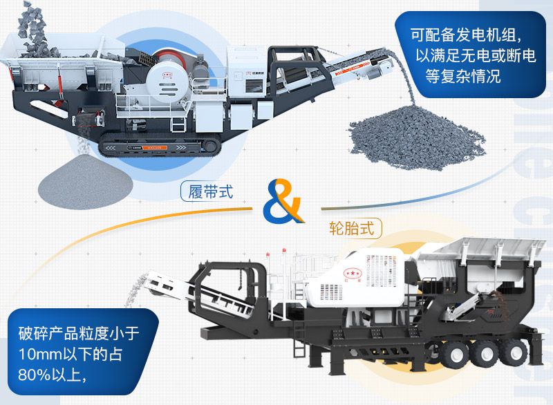 移動破碎站(履帶型、輪胎型) 移動破碎站(履帶型、輪胎型)