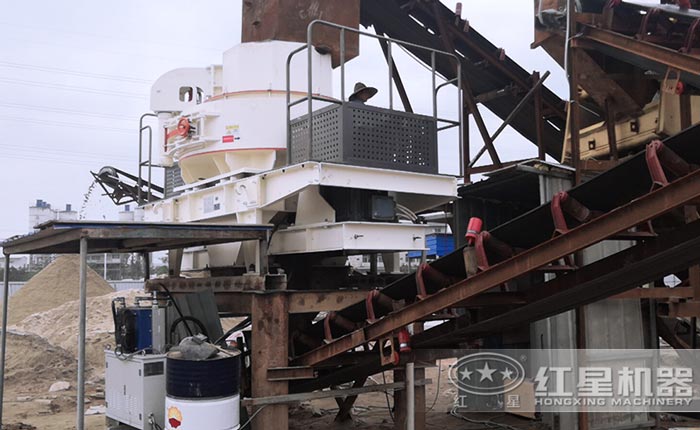 環(huán)保制砂機安裝現(xiàn)場 環(huán)保制砂機安裝現(xiàn)場