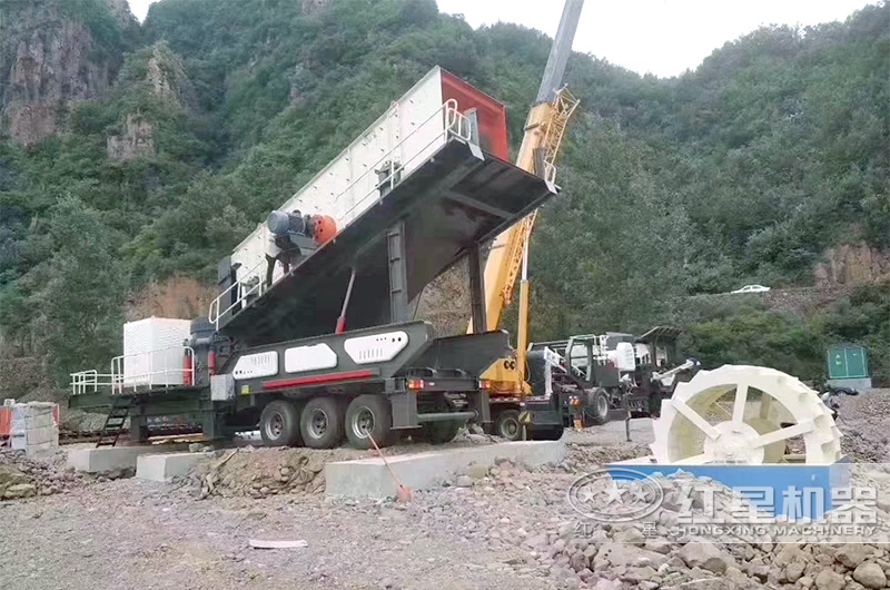 菲律賓移動破碎機現場 菲律賓移動破碎機現場