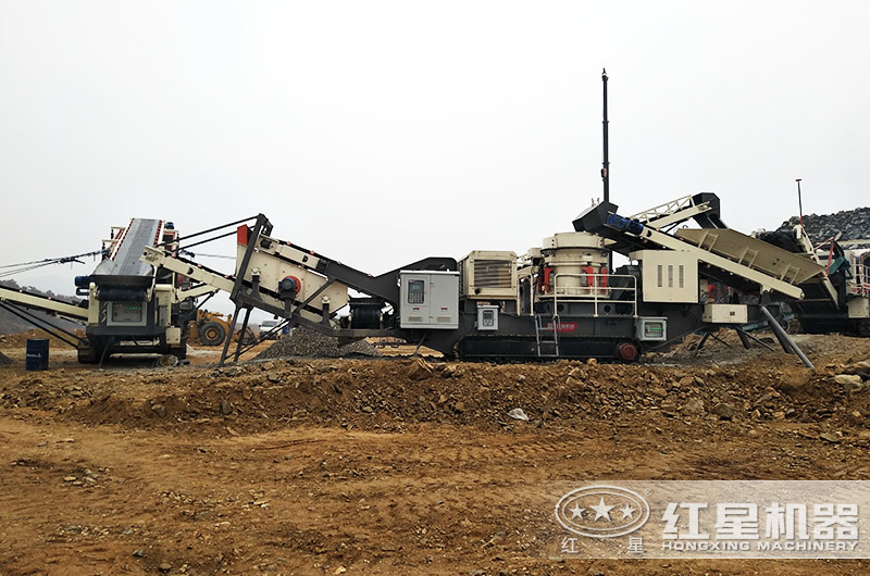 履帶移動破碎機(jī)作業(yè)現(xiàn)場實(shí)拍 履帶移動破碎機(jī)作業(yè)現(xiàn)場實(shí)拍