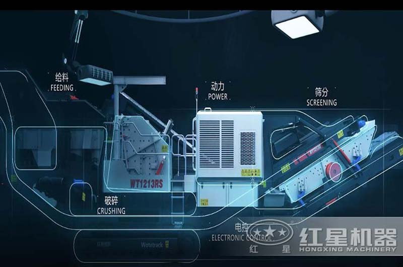 履帶移動反擊式破碎機 履帶移動反擊式破碎機