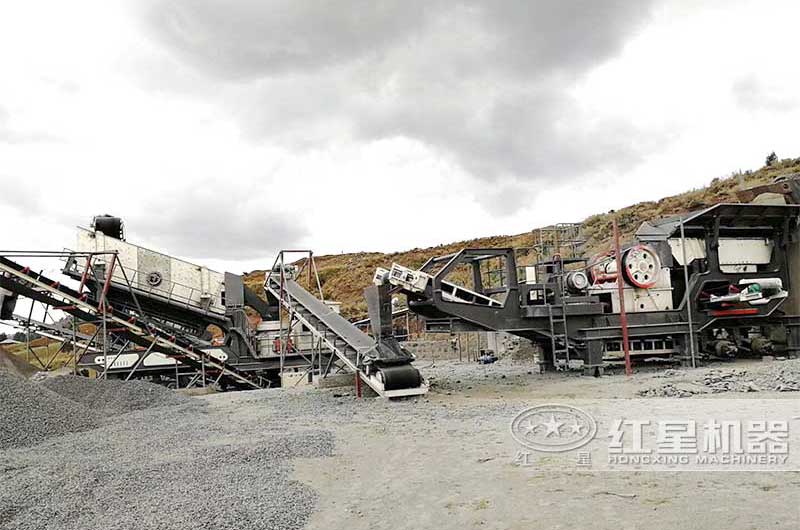 時產150噸輪胎移動破碎站 時產150噸輪胎移動破碎站