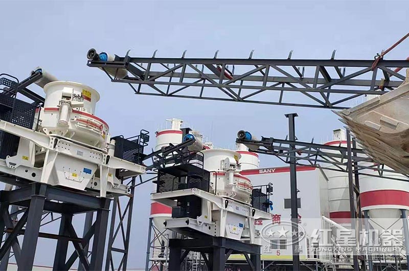 時產500噸制砂機在湖南婁底現場作業圖 時產500噸制砂機在湖南婁底現場作業圖
