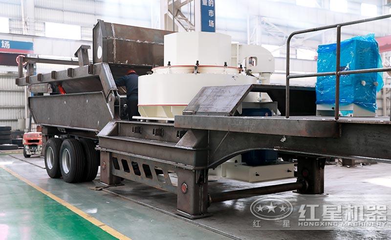 移動(dòng)式制砂機(jī)移動(dòng)較方便 移動(dòng)式制砂機(jī)移動(dòng)較方便