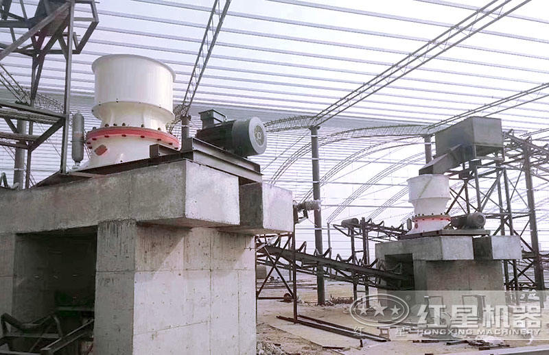 2臺單缸圓錐破組合生產 2臺單缸圓錐破組合生產