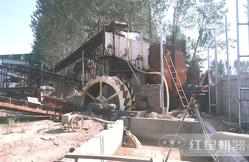 人工洗山砂建立沉淀池 人工洗山砂建立沉淀池