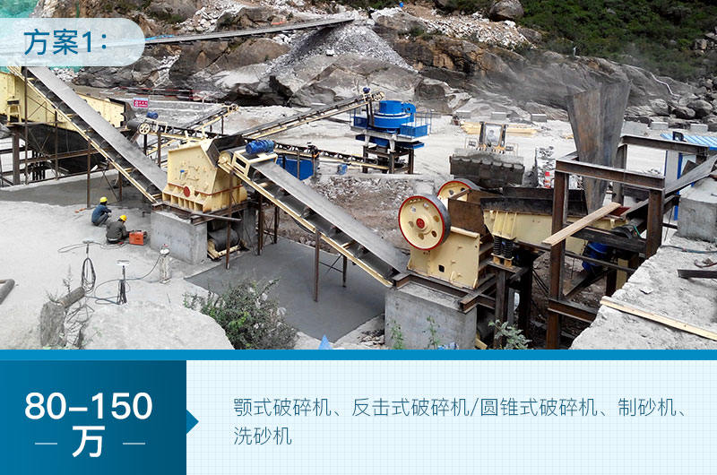 時產(chǎn)500噸的砂石生產(chǎn)線配置 時產(chǎn)500噸的砂石生產(chǎn)線配置