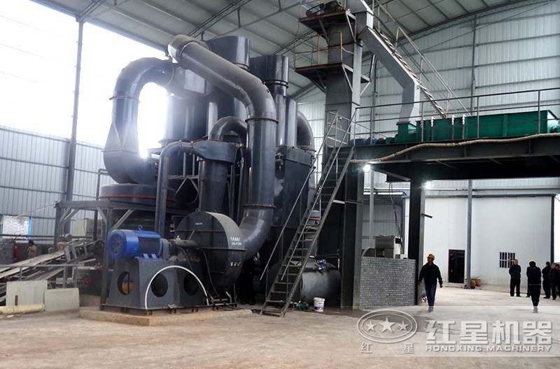 膨潤土加工現場