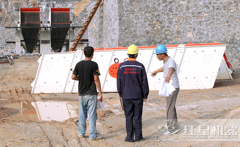 紅星機器工程師到現場指導安裝 紅星機器工程師到現場指導安裝
