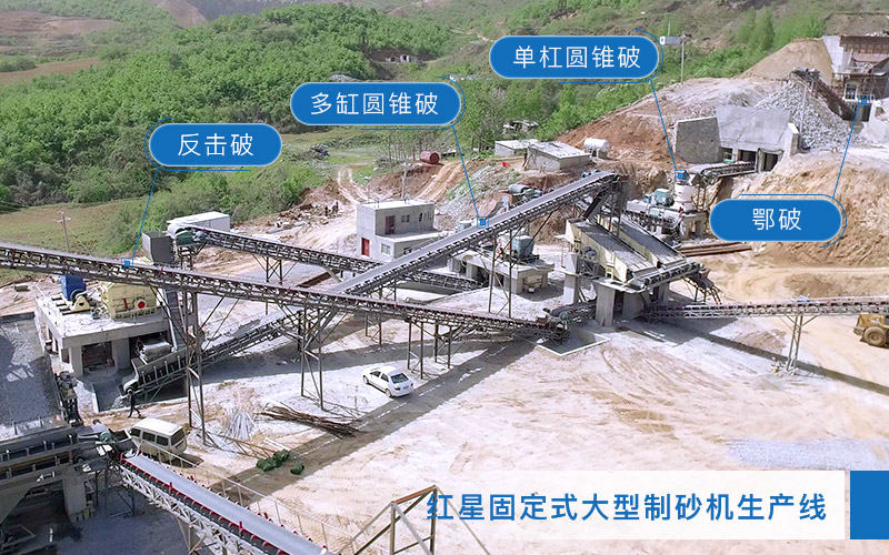 固定式大型制砂機生產(chǎn)線安裝圖 固定式大型制砂機生產(chǎn)線安裝圖