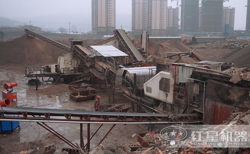 大型建筑垃圾再生利用廠現(xiàn)場(chǎng)圖 大型建筑垃圾再生利用廠現(xiàn)場(chǎng)圖