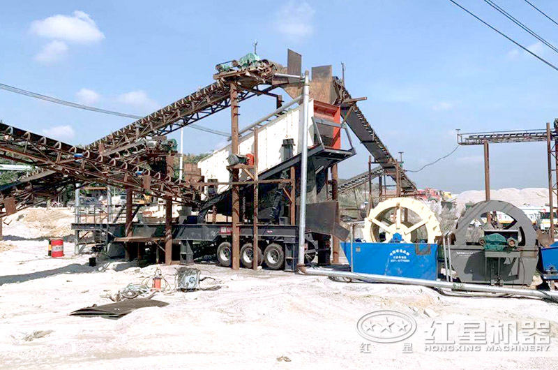 移動制砂機作業現場 移動制砂機作業現場