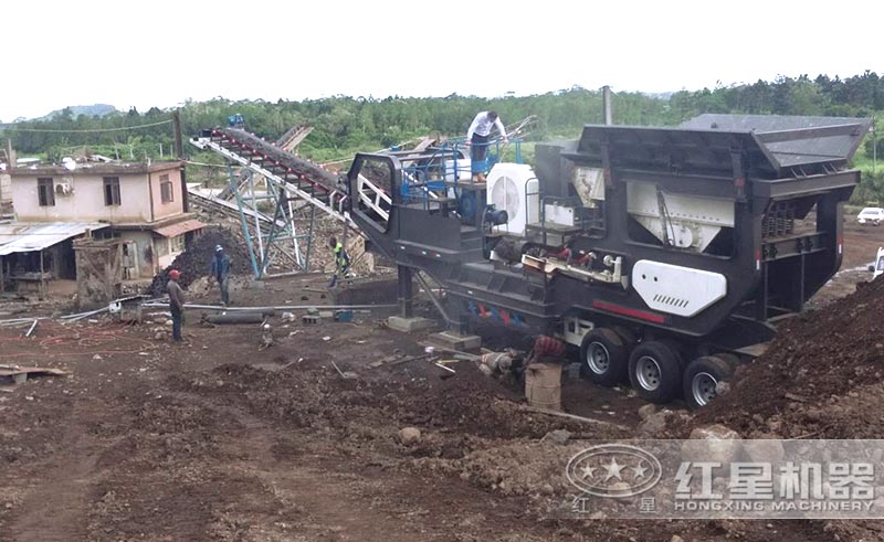 建筑垃圾處理設(shè)備—移動(dòng)顎式破碎機(jī) 建筑垃圾處理設(shè)備—移動(dòng)顎式破碎機(jī)