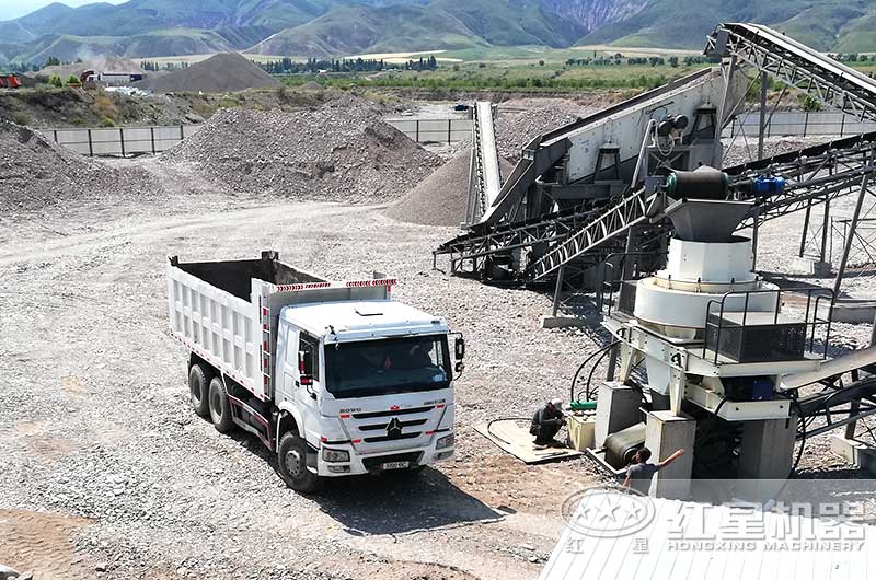 大產量碎石生產現場 大產量碎石生產現場