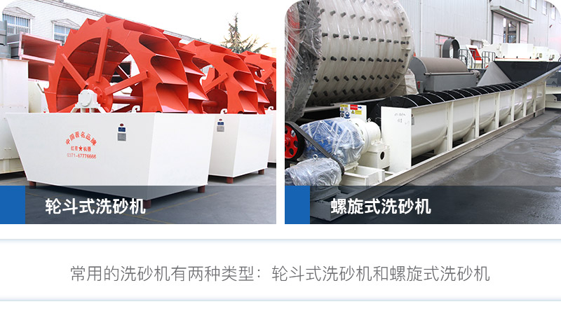 洗砂機有兩種 洗砂機有兩種