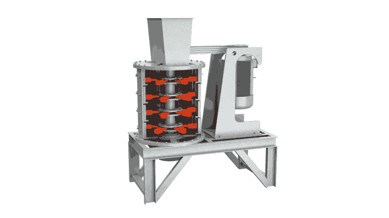 立式復(fù)合破工作原理圖 立式復(fù)合破工作原理圖