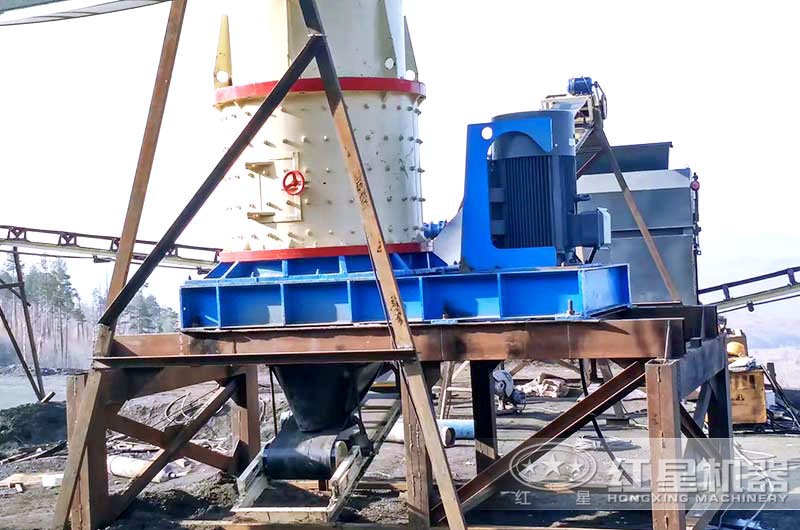 立軸制砂機(jī)現(xiàn)場(chǎng)