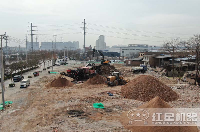 履帶式建筑垃圾處理設(shè)備 履帶式建筑垃圾處理設(shè)備