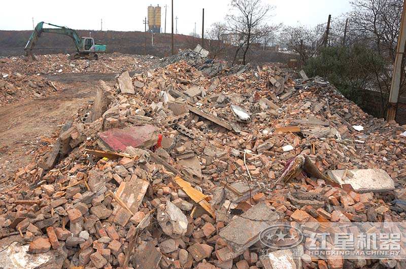 建筑垃圾堆積現場 建筑垃圾堆積現場