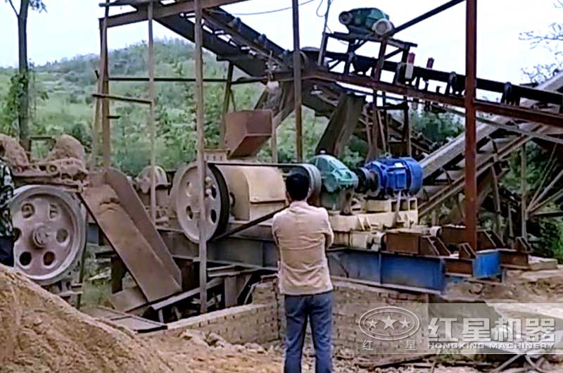 河南干粉砂漿制砂機現場實拍 河南干粉砂漿制砂機現場實拍