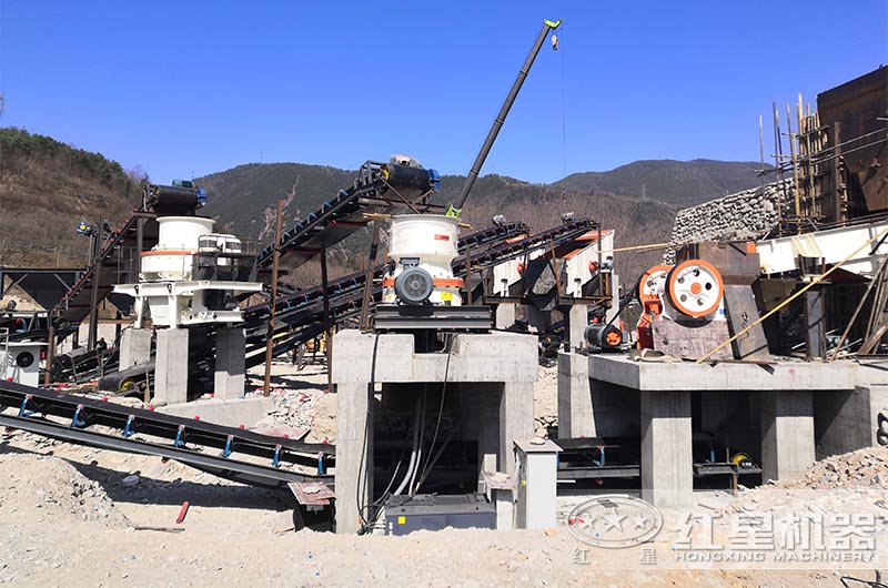 圓錐破碎機生產線現場 圓錐破碎機生產線現場