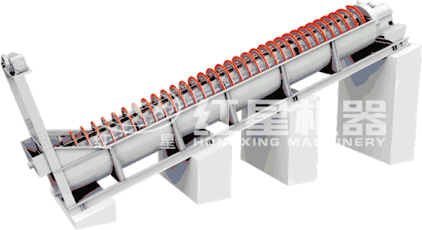 螺旋式洗砂機(jī)工作原理 螺旋式洗砂機(jī)工作原理