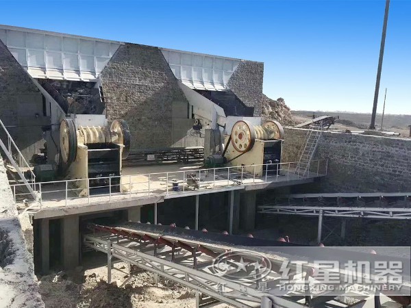 1060礦山鄂式碎石機生產(chǎn)線現(xiàn)場圖 1060礦山鄂式碎石機生產(chǎn)線現(xiàn)場圖