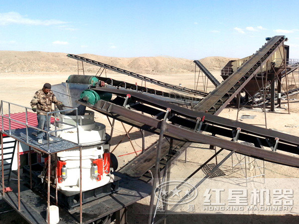 新型多缸液壓圓錐破碎機現場作業圖 新型多缸液壓圓錐破碎機現場作業圖