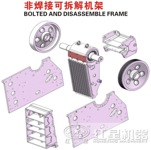 可拆解機架，非焊接，好運輸