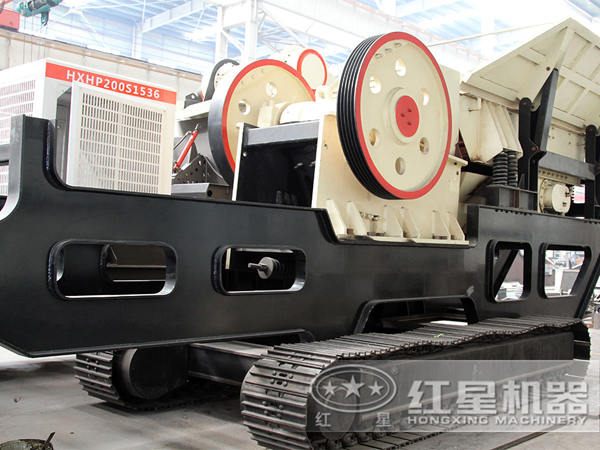 履帶自走式顎式移動破碎站 履帶自走式顎式移動破碎站