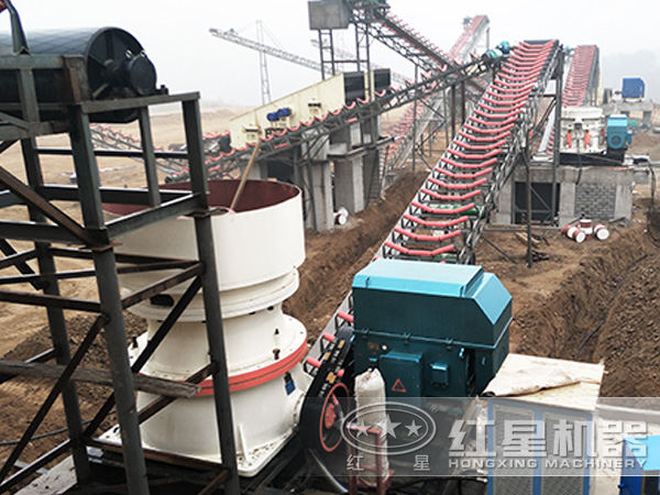 單缸圓錐破碎機生產現場 單缸圓錐破碎機生產現場