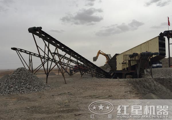 花崗巖碎石生產線客戶現場 花崗巖碎石生產線客戶現場