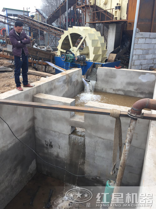 洗山沙水泥沉淀水循環 洗山沙水泥沉淀水循環