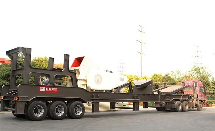 紅星石灰石移動式破碎機發貨了 紅星石灰石移動式破碎機發貨了