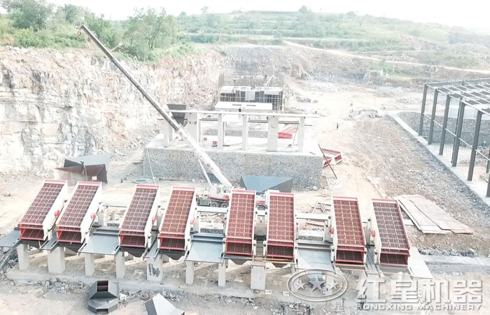 振動篩安裝現場