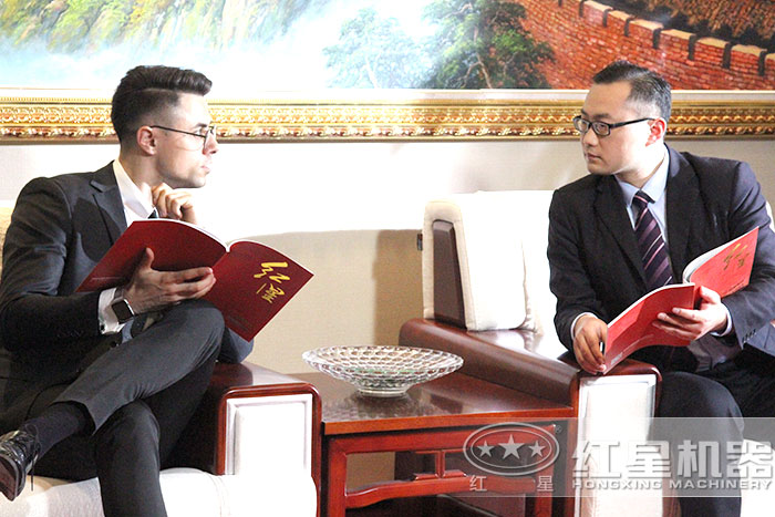 國外用戶到來訪紅星機器 國外用戶到來訪紅星機器