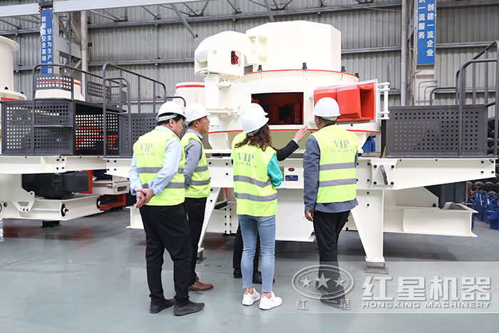 用戶參觀石子制沙機 用戶參觀石子制沙機