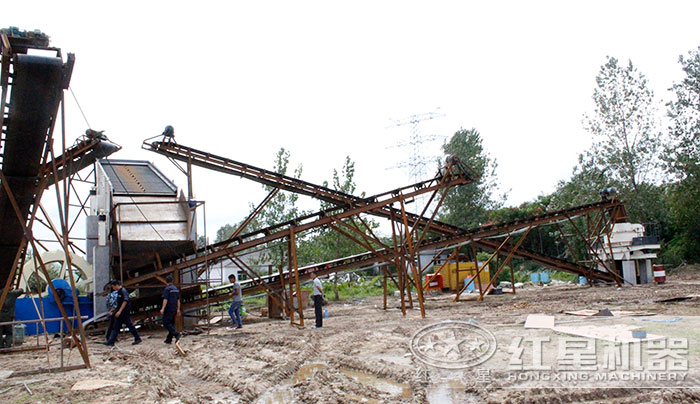 篩分制沙過程 篩分制沙過程
