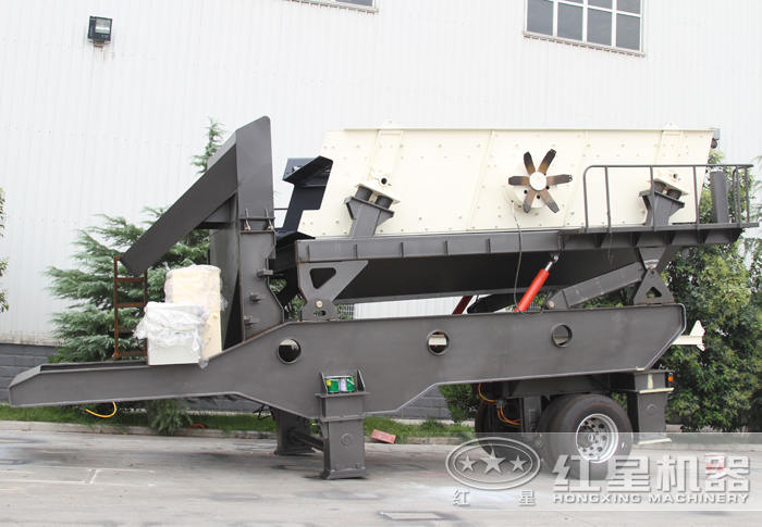 移動沙石篩分機 移動沙石篩分機