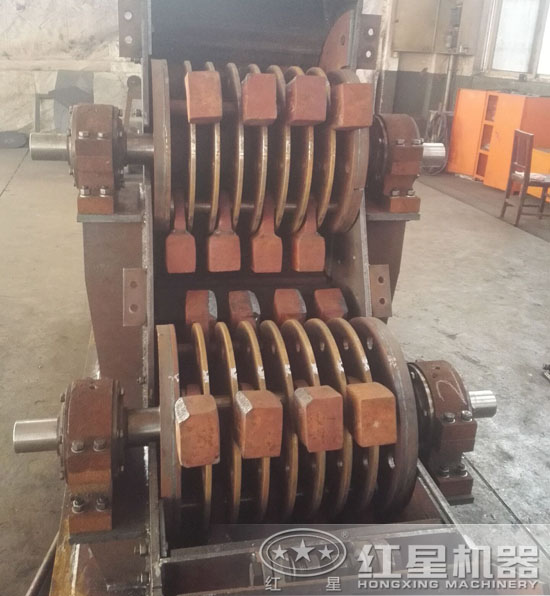雙極破碎機上下轉子細節 雙極破碎機上下轉子細節