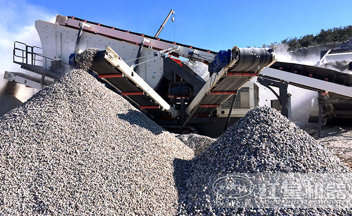 履帶移動破碎機物料成品展示 履帶移動破碎機物料成品展示