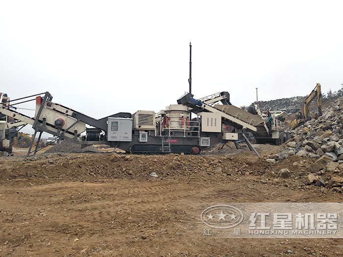 履帶粉碎機一體化作業 履帶粉碎機一體化作業