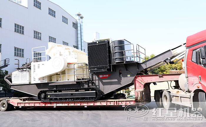 紅星履帶移動磕石機_流動磕石機發貨 紅星履帶移動磕石機_流動磕石機發貨