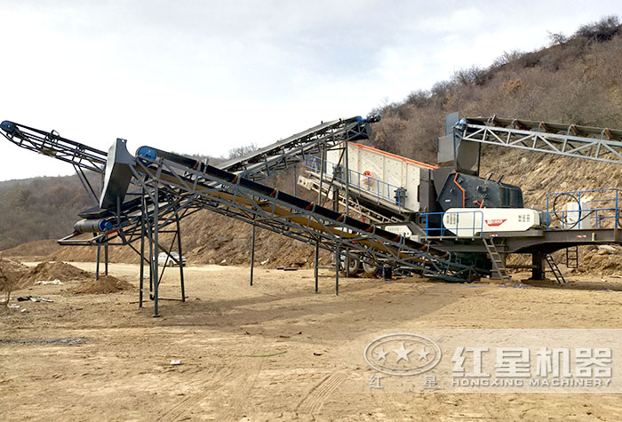 輪胎移動破碎機