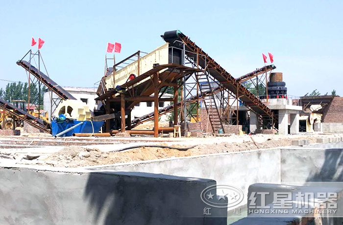 大型洗沙場施工現場 大型洗沙場施工現場