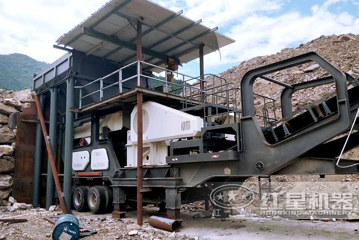 流動石子機搭載鄂式破碎機 流動石子機搭載鄂式破碎機
