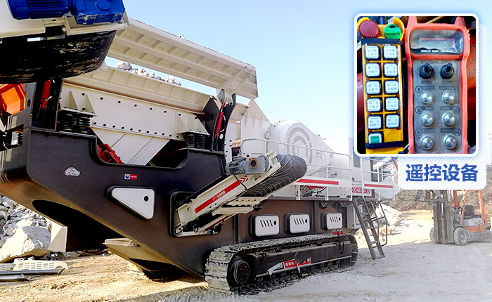 履帶設(shè)計(jì)的建筑垃圾粉碎機(jī)現(xiàn)場 履帶設(shè)計(jì)的建筑垃圾粉碎機(jī)現(xiàn)場