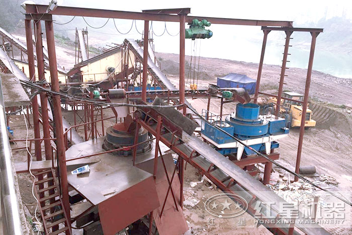 圓錐破碎機+制砂機 圓錐破碎機+制砂機