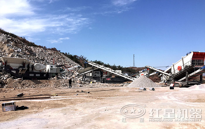 移動石子加工設備 移動石子加工設備